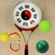 Tai Chi Soft Power Ball Racket, Soft Power Ball for Middle-Aged and Elderly Beginners, Soft Power Ball Fitness Ball Set, Authentic Tai Chi Ball