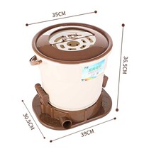 Manual dewaterer small student Dormitory Screwing Clothes Gods hand pull-out dryer Free of electricity school Use Drying Bucket