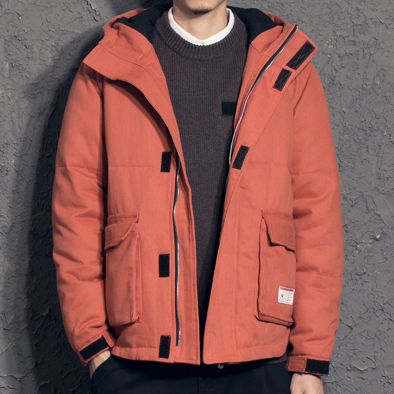 WILLSON MAGIC STICKER NATIONAL TIDE TOOLING COTTON SUIT MEN 2019 NEW MEN'S WINTER COATS DAY Thickened Cotton Clots