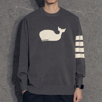 Sweater men loose black couple mens knitwear Korean trend personality tb thick winter thread clothes lovers