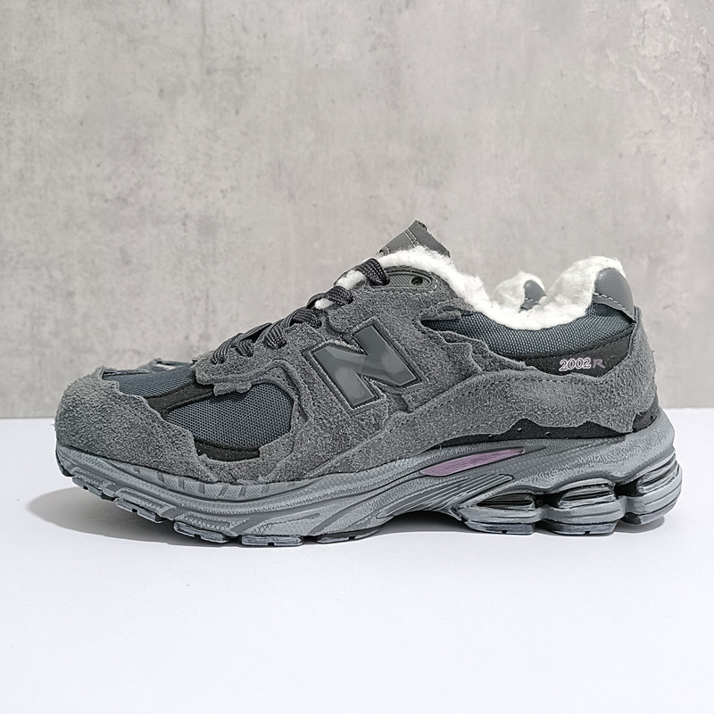 Korean Version Ins2002R Phantom Black Retro Student Warm Cotton Shoes Nb Autumn and Winter Style Fleece-Lined Thickened Dad Shoes for Men and Women Korean Version Ins2002R Phantom Black Retro Student Warm Cotton Shoes Nb Autumn and Winter Style Fleece-Lined Thickened Dad Shoes for Men and Women