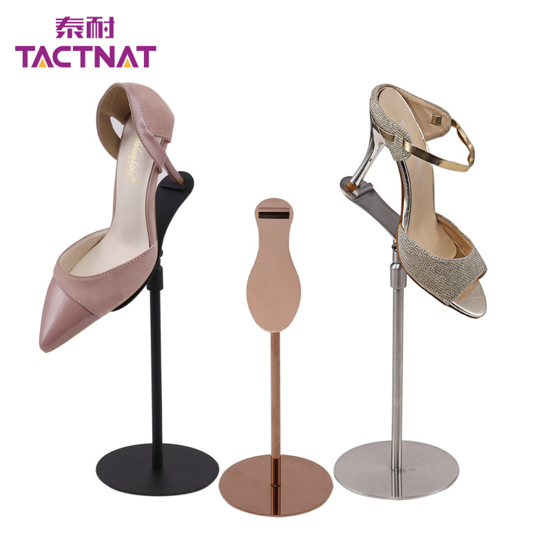 Tai Nai shopping mall shoe store display shoe rack stainless steel shoe rack High heel rack shelf Shoe display display props