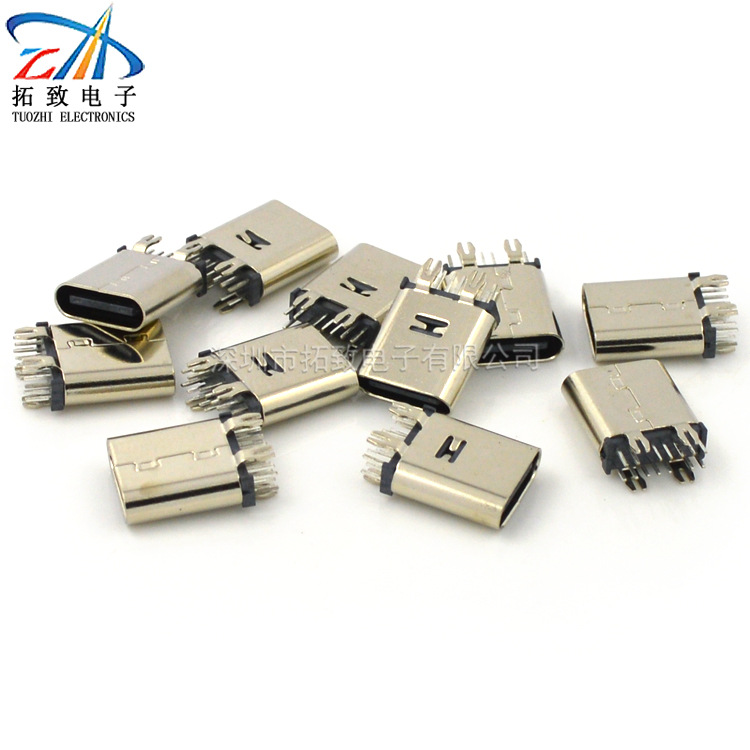 TYPE-C3 1 female seat 14P in-line 180 degrees 100 high