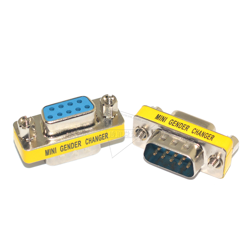 DB9 pin male-to-male-female-to-female adapter RS232 serial port COM port docking male male to female adapter - Taobao