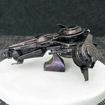 Steel mold like metal DIY assembly model 3D three-dimensional puzzle light wheel HALO color pioneer combat boat