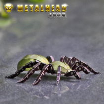 Love fight full metal stainless steel DIY assembly model 3D mini three-dimensional puzzle color spider punch crown