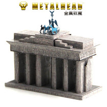 Aipu full metal stainless steel DIY assembly model 3D mini three-dimensional puzzle color Brandenburg door