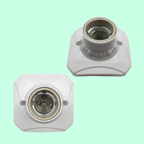 Anti-flame retardant lamp holder E27 common screw mouth lamp holder ceramic mouth lamp holder flat lamp holder pendant lamp holder heat resistant lamp holder