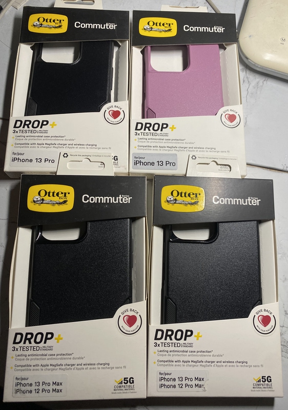 Authentic Otterbox Apple 13/Pro/Pm Commuter Series Double-Layer Design Anti-Fall Phone Case