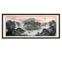 Double 11 new cornucopia Chinese painting landscape painting cornucopia hanging painting hotel lobby living room decoration landscape painting hanging painting