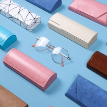 Glasses case ins tide eyes retro literary personality girl portable anti-pressure male simple creative sunglasses storage box