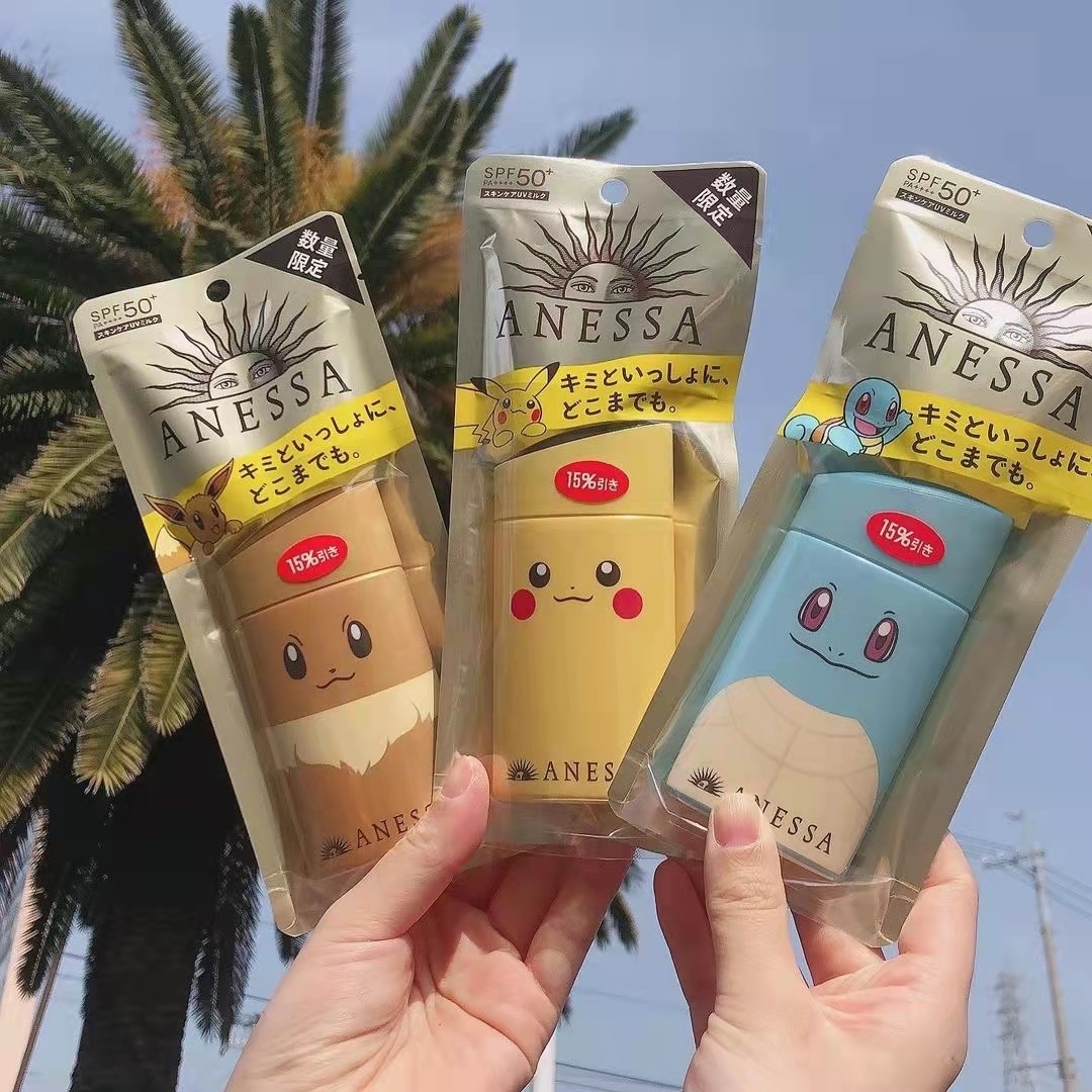 Japan's Native Sun Pokémon Co-branded Pikachu Sunscreen Lotion SPF50 Sunscreen Lotion - Taobao