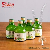 Japan imported Shiny Green Forest Club apple juice five flavors 100% pure juice 180mlx5 gift box