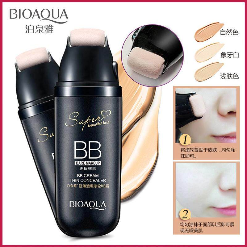 Poequanya light and thin Flawless Roller Bb Cream Strong Naked Makeup Persistent Moisturizing Moisturizing Non-Isolated Air Cushion Cc Powder Bottom Liquid
