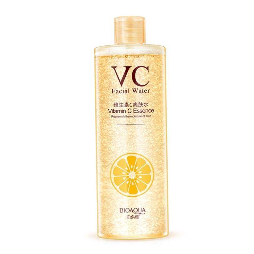 Poequanya Vitamin C Skin Water Vc Moisturizing Nourishing Systolic Pores Control Oil Moisturizing Makeup Water Beauty Soft Skin