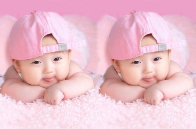 Baby mural wall sticker Baby portrait bedroom prenatal education pictorial cute smile cute baby baby pregnant dragon phoenix b poster