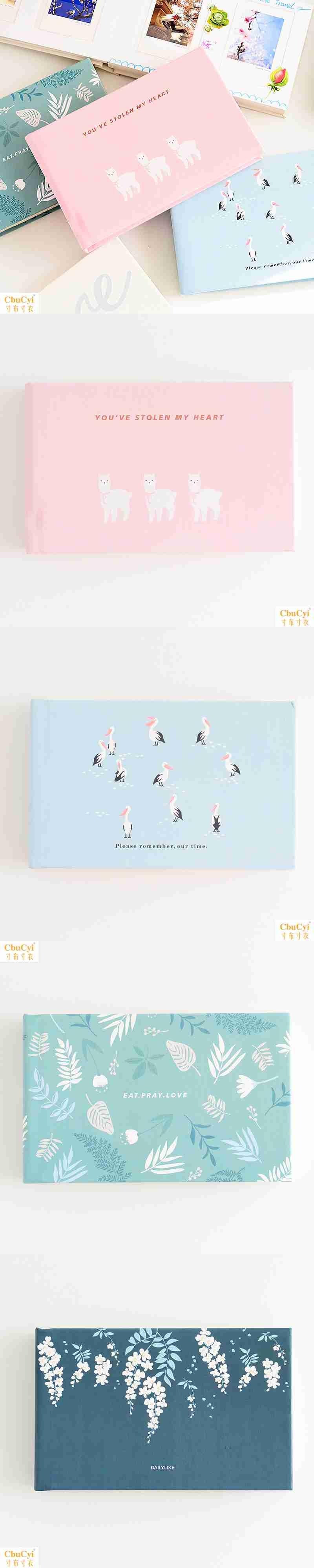 Album mới Polaroid 3 inch 4 inch MINI phim quảng cáo chuyển tiếp giấy thủ công DIY album thủ công - Phụ kiện máy quay phim instax sq20