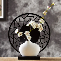 New Chinese Zen tea table corner A few soft decorations Vintage ornaments creative bedroom entrance TV wine cabinet decoration