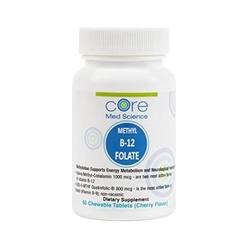 핵심 Med Science 활성 메틸 B-12 엽산 1000mcg B-12 A
