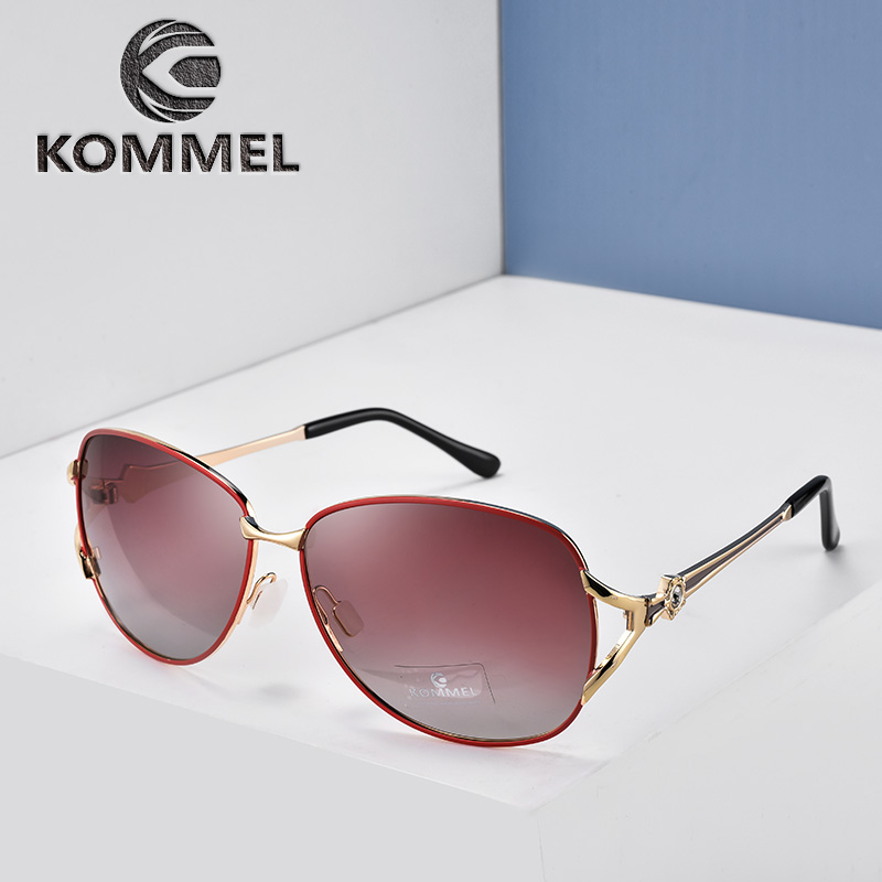 kommel's new polarized sunglasses female star with the same glasses Korean version of the tide net red slimming sunglasses anti-UV