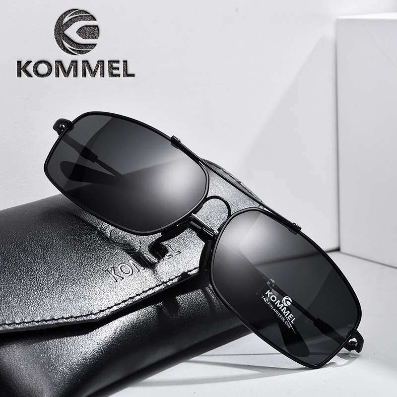 kommel high-definition polarized sunglasses men's driving special glasses glasses trendy men day and night dual-use sunglasses men's driving special