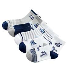 【10双装】儿童春秋透气吸汗棉袜