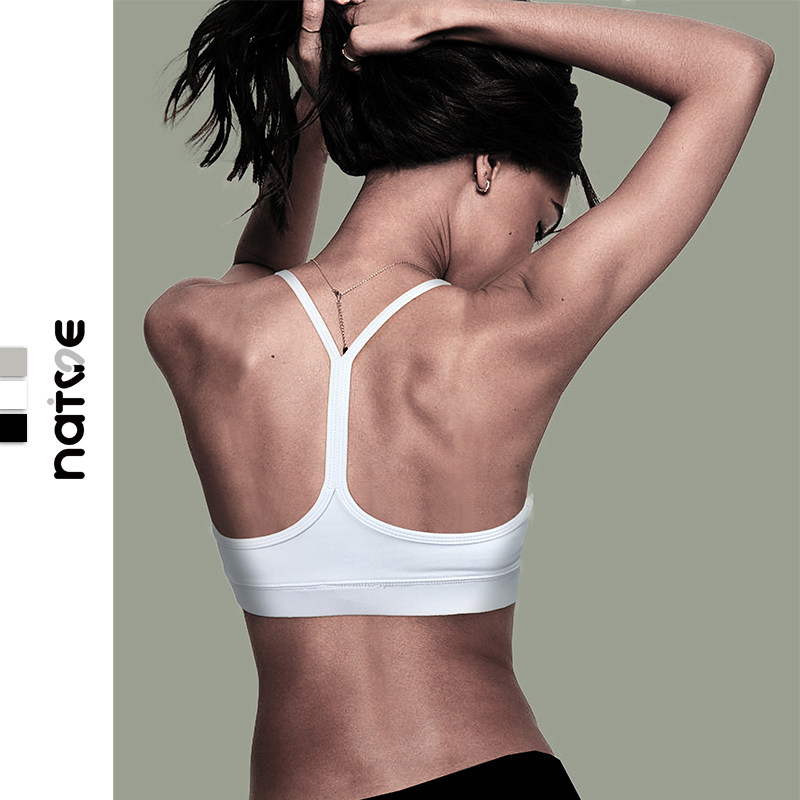 Yoga underwear soft breathable underwear no steel ring Y - character Pilates chest with yoga chest summer thin