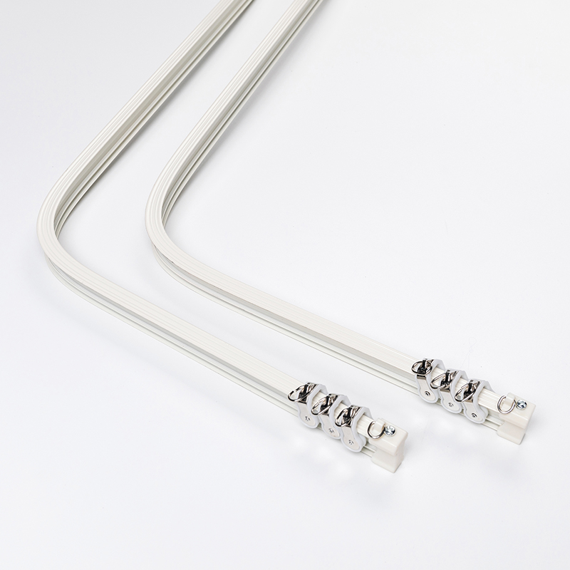 Zhonghua home textile Classic aluminum curtain slide Curved rail Straight rail Single and double track pulley