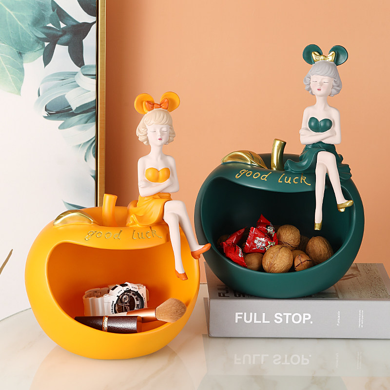 Apple girl into the family home Genguan Key Containing Pendulum Light Extravagant Modern Desktop Home Soft Adornment Christmas Gift