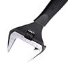 Robin Hood Rbv-012/010/008 Imported Large-Mouth Adjustable Wrench, Flexible Wrench, Open-End Wrench with Non-Slip Handle