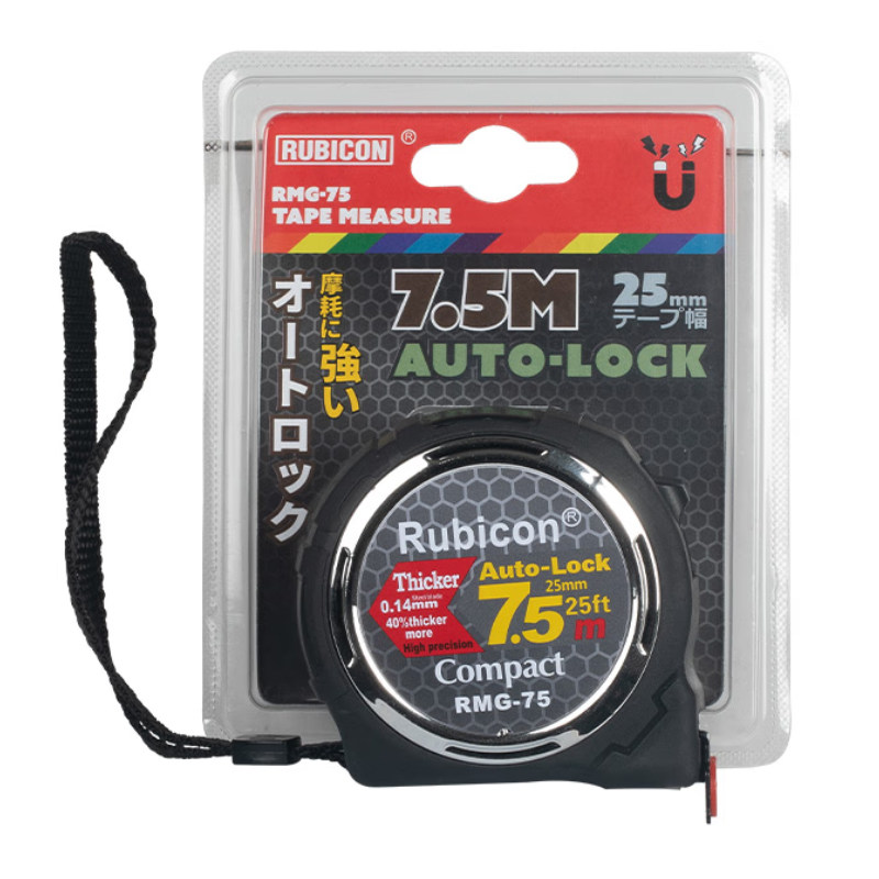 Imported Robin Hood Tape Measure, Metric and Imperial, Self-Locking, with Strong Magnetic Head, High-Precision Measuring Steel Tape Measure Rmg-50
