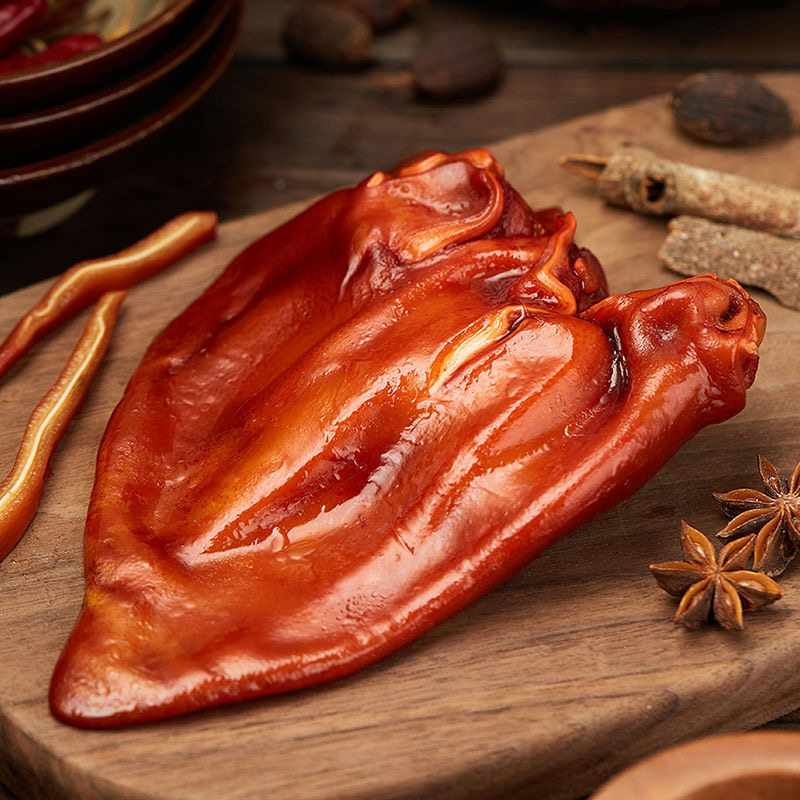 500g five-spice pig ears cooked food lo-mei vacuum bag ready-to-eat wine vegetables meat casual snacks