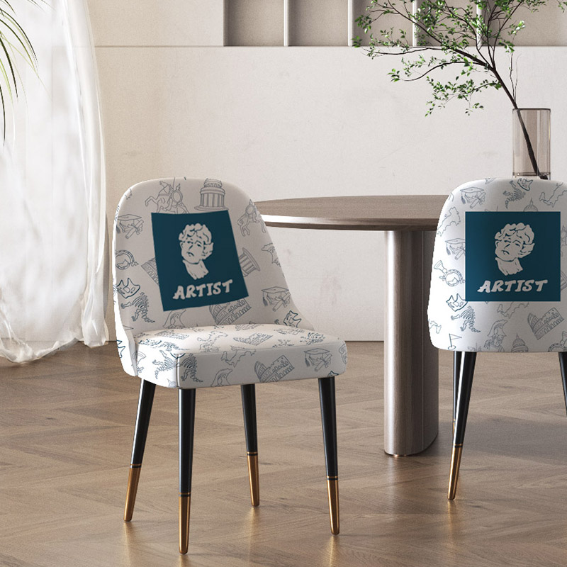 Chair cover elastic thickened fabric dust-proof sunscreen protection Decorative Chair Hood Dining Chair Universal minimalist Wind Yuanyuan