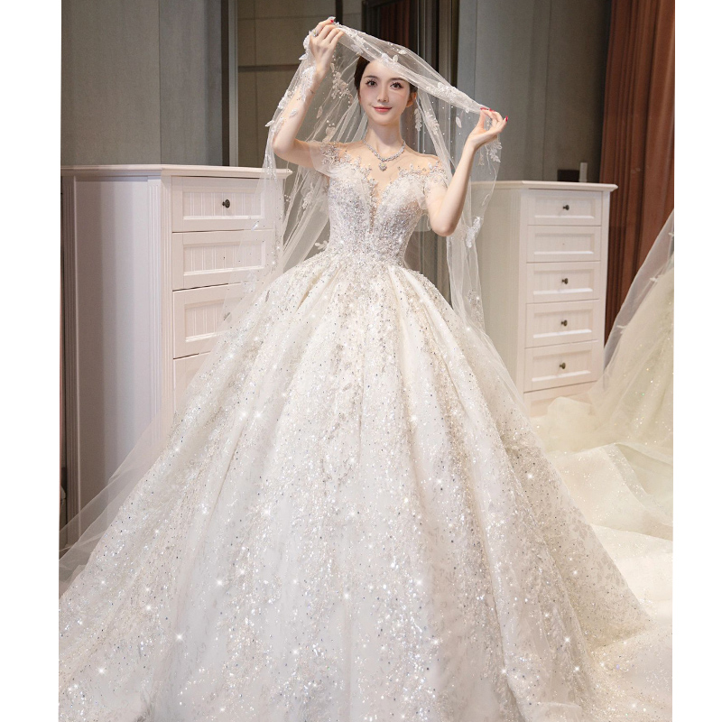  S+White trailer wedding dress   - $4.87 