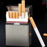 Мужской ультратонкий портативный портсигар, металлический защитный чехол, делается под заказ, простой и элегантный дизайн