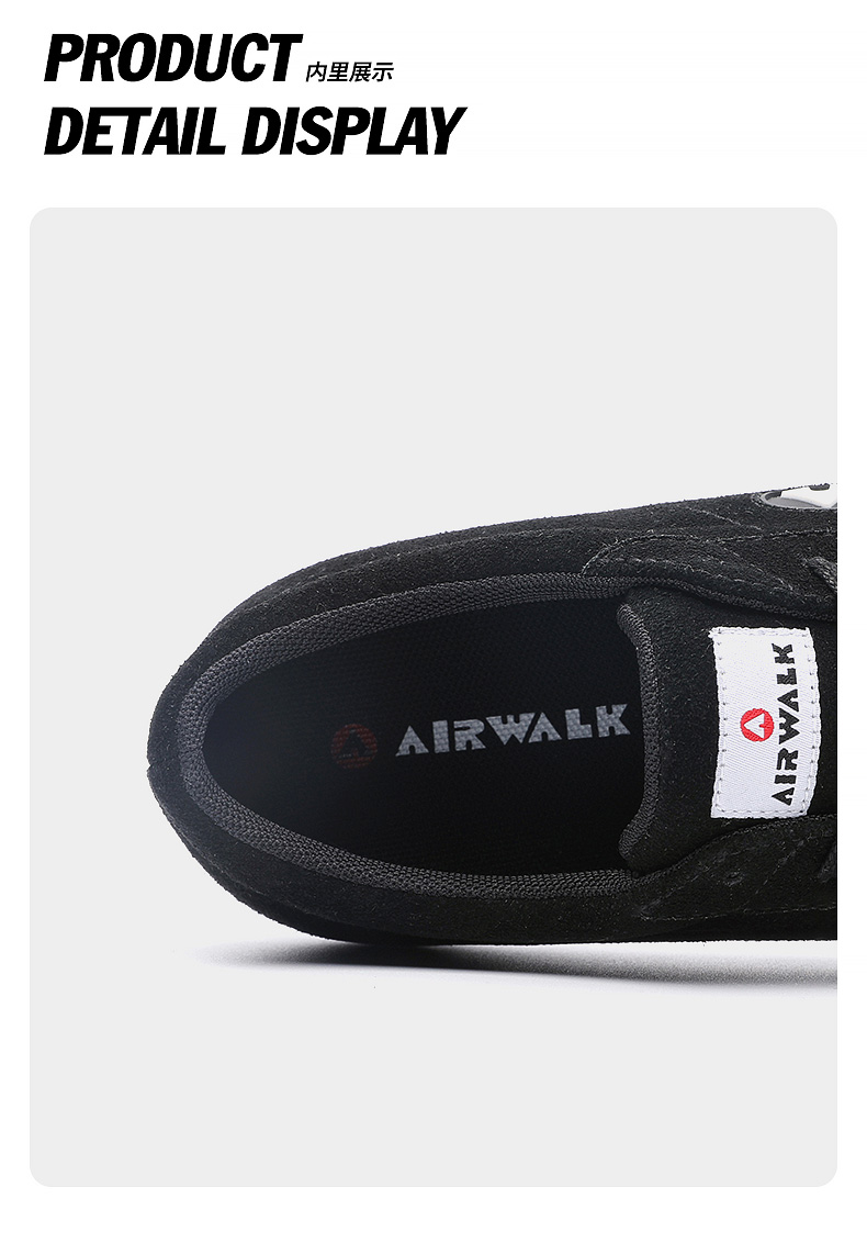 Giày nam Airwalk 2019 mùa thu giày chống lông mới cho nam thấp để giúp giày thường nhảy đường phố giày thủy triều hoang dã - Giày thấp top giày sneaker nam