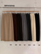 Autumn and winter tassel slit knitted skirt women's mid-length a-line straight hip-hugging skirt one-step skirt slimming long skirt