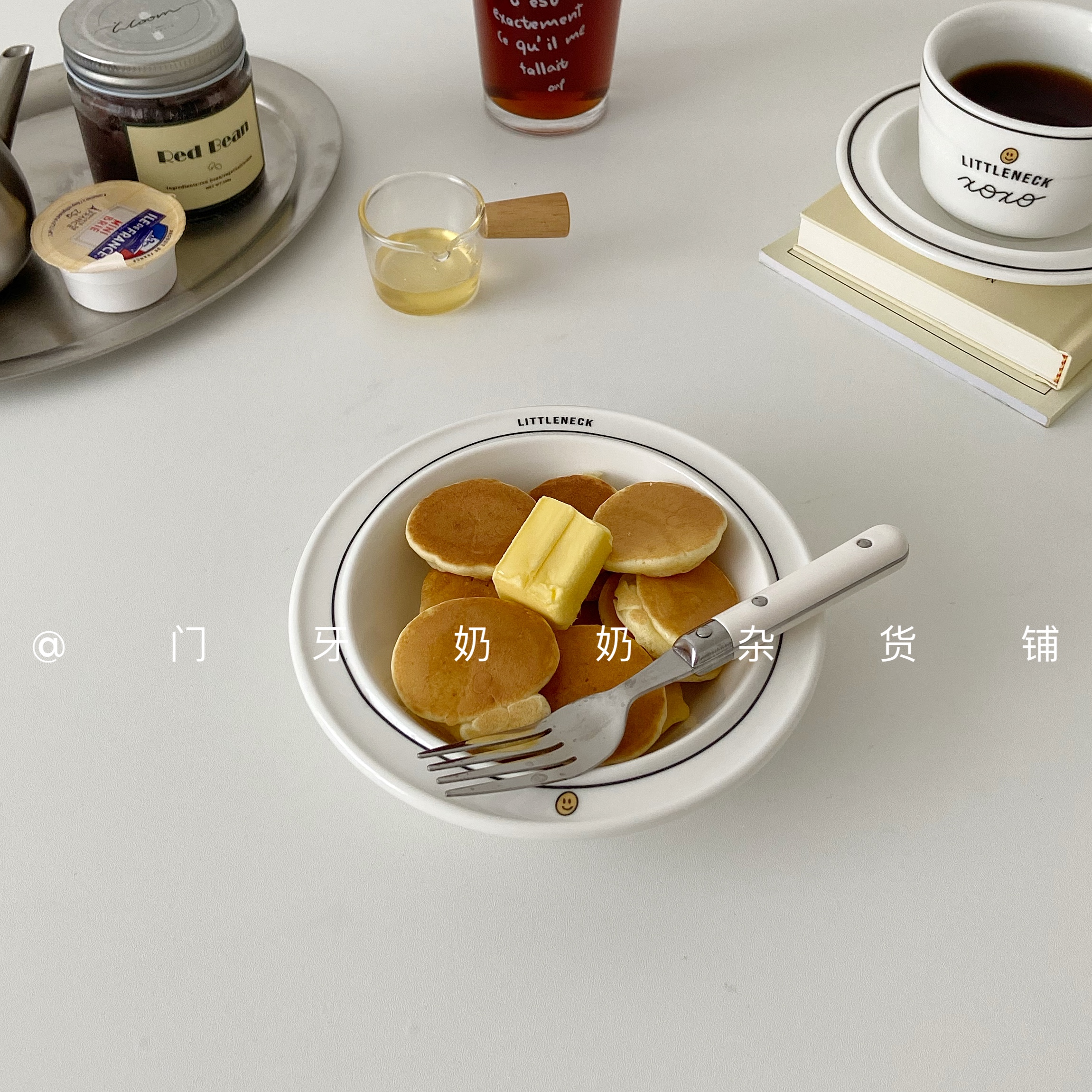 Grandma Garten - tooth Korea in the smile face Mark cup of coffee cup dish Italian dish dish dish