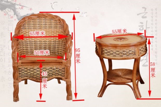 Nội thất ghế mây giải trí ba mảnh ban công ghế ghế wicker ghế cao trở lại thực sự nho duy nhất nghiên cứu - Bàn ghế ngoài trời / sân bộ bàn ghế uống trà ngoài trời