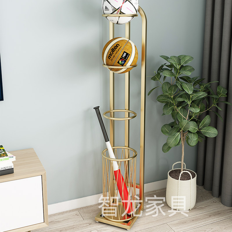 Basketball SHELF HOME PING PONG BADMINTON SPORTS FITNESS SPORTS GOODS CONTAINING BASKET BASKETBALL FOOTBALL CONTAINING LAYER RACK