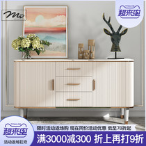 Namei style light luxury marble dining side cabinet Restaurant modern simple bedroom small apartment storage foyer entrance cabinet