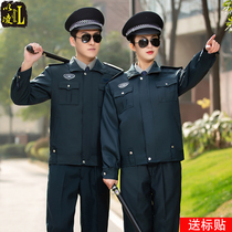 2011 style security overalls suit men Spring and Autumn Winter security property jacket style security uniform winter jacket