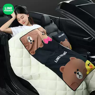 Car pillow quilt dual-purpose folding car pillow is in the car pillow cushion car sleeping blanket