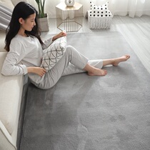Nordic Pure Color Carpet Living Room Bedroom Tea Table Bedside Cushion Thickened Balcony Washable Home Customised Full Bunk Mat