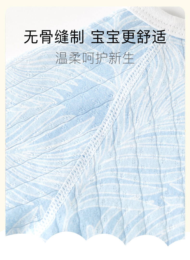 2件 0-18月婴儿衣服夏天夏季薄款宝宝连体衣男女短袖哈衣幼儿夏装 — 6