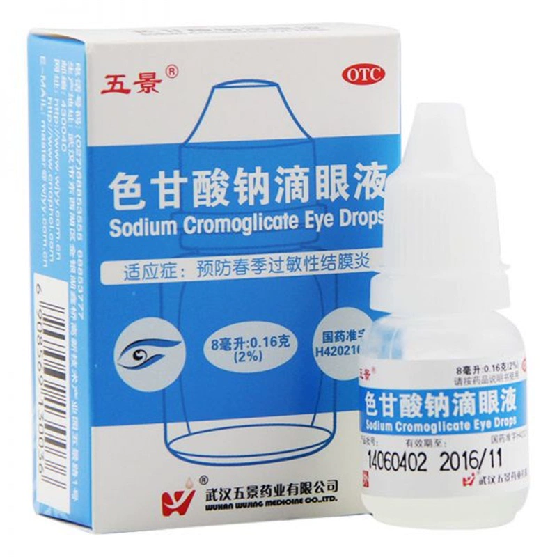 Thuốc nhỏ mắt Five Kings Sodium Cromolyn 8ml Ngăn ngừa viêm kết mạc do dị ứng mùa xuân BH - Thuốc nhỏ mắt