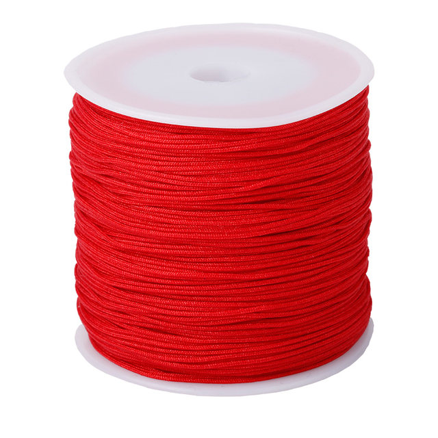 No. 72 jade wire 100 ແມັດ hand-woven rope braided red rope braided rope hand string jewelry wire diy material