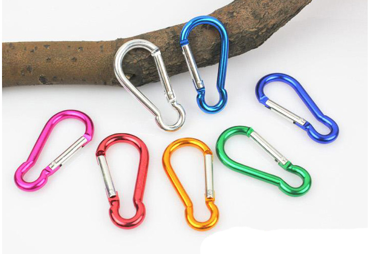 Iron-based ring buckle type connection Shoulder Bag Climbing Clasp Multifunction Kettle Climbing Hook for outdoor supplies