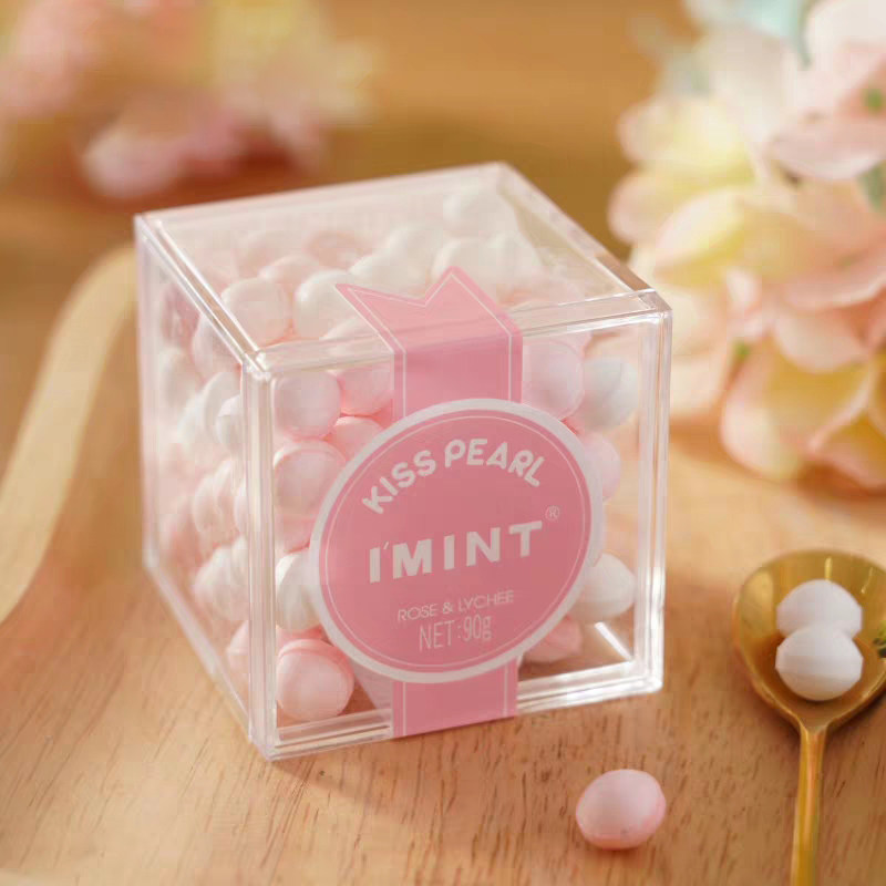 IMINT Sugar-Free Fragrance Sugar Kissing Kiss Candy Fresh Dating Portable (Rose Lychee Jasmine Qingti)