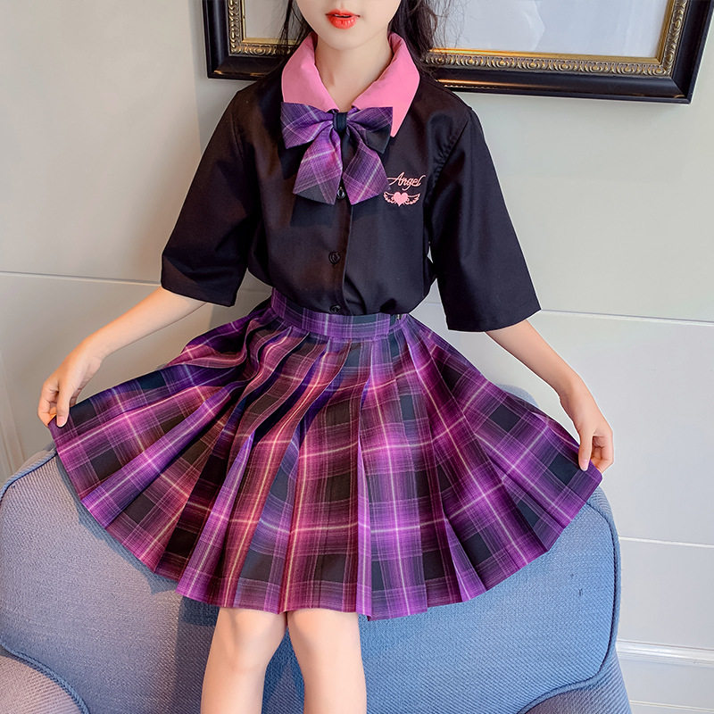 jk uniform skirt genuine original suit skirt 8 big children 9 full summer clothes 10 children summer 11 primary school students 13 years old